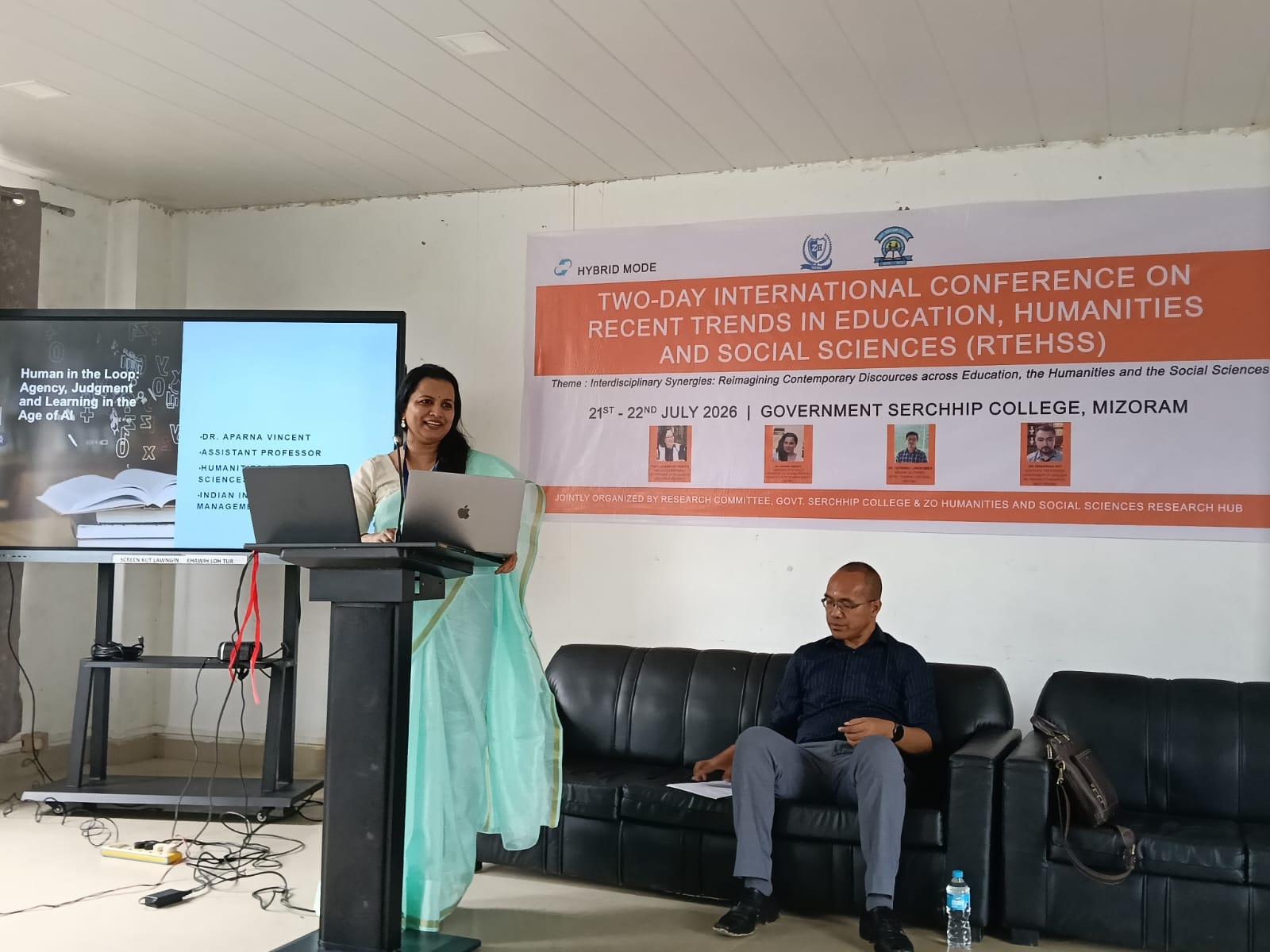 Two-Day International Conference on Recent Trends In Education, Humanities and Social Sciences